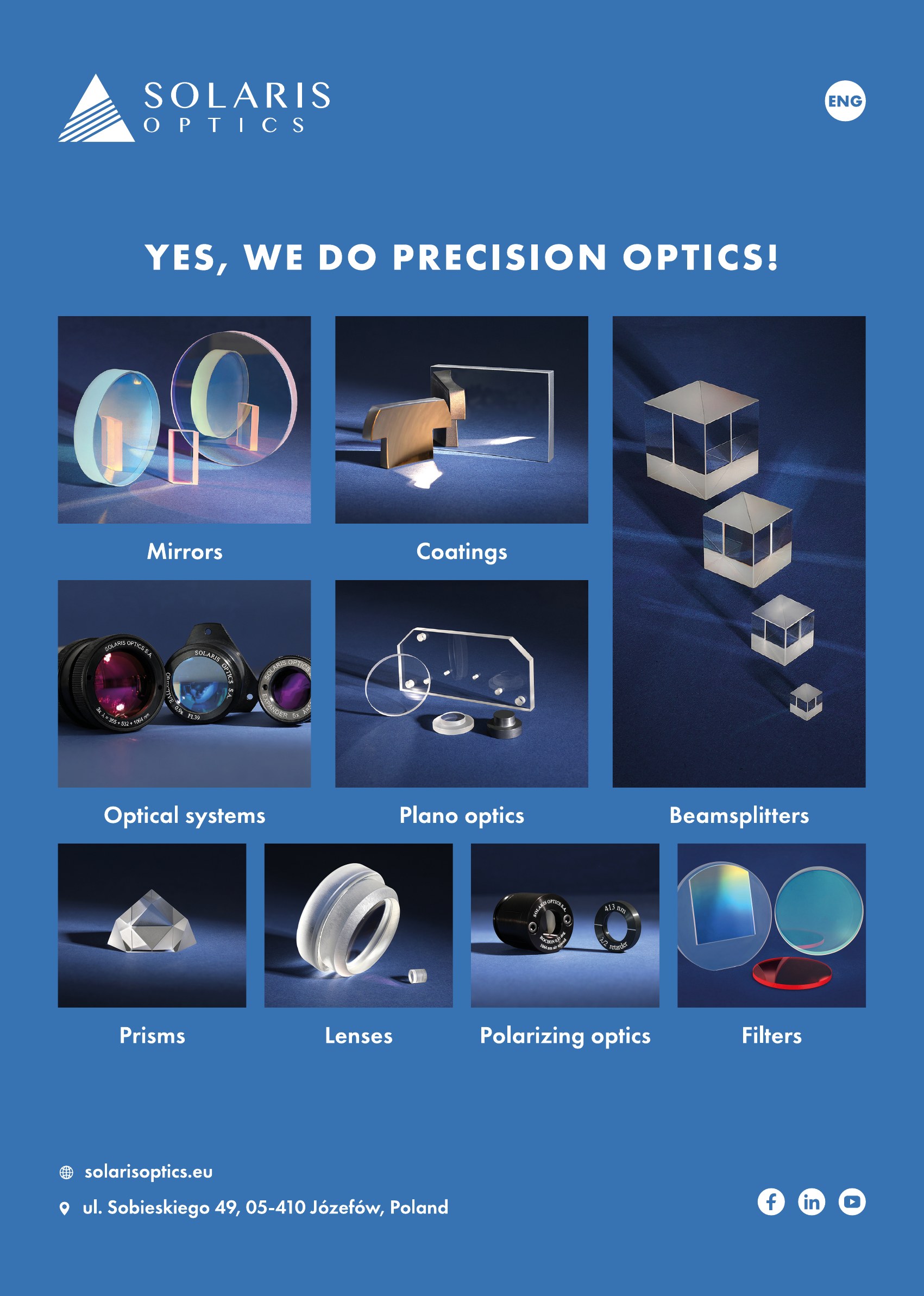 Solaris Optics brochure — products
